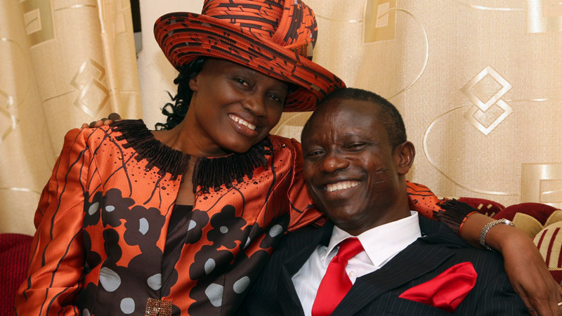 Bishop Francis and wife